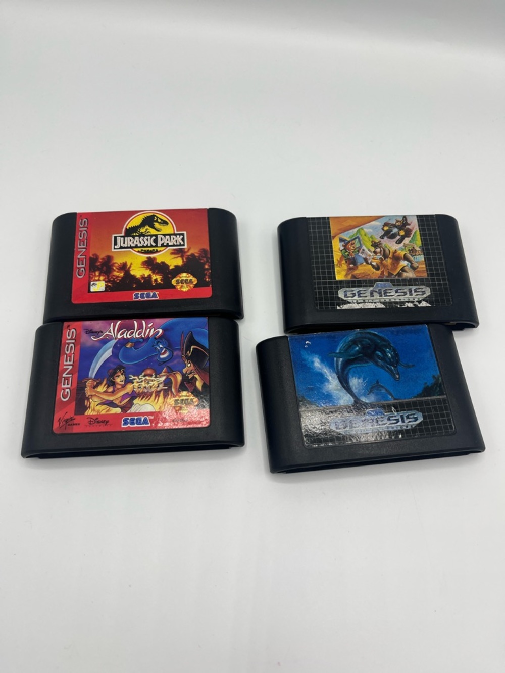 Sega Genesis Video Games Bundle Lot Of 4